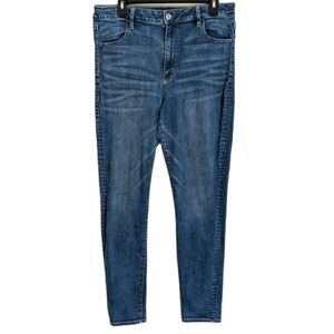 American Eagle Outfitters Super Hi Rise Jeggings Size 14 Long Skinny Jeans